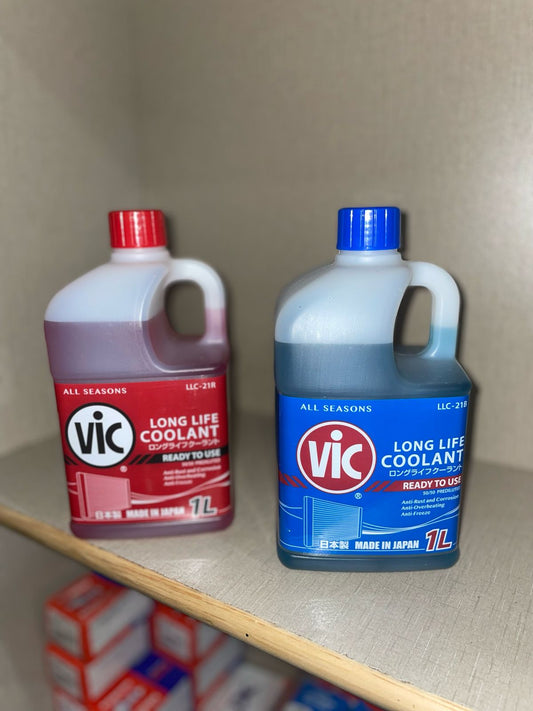 VIC Long Life Coolant 1 Liter / Red & Blue / Made in Japan