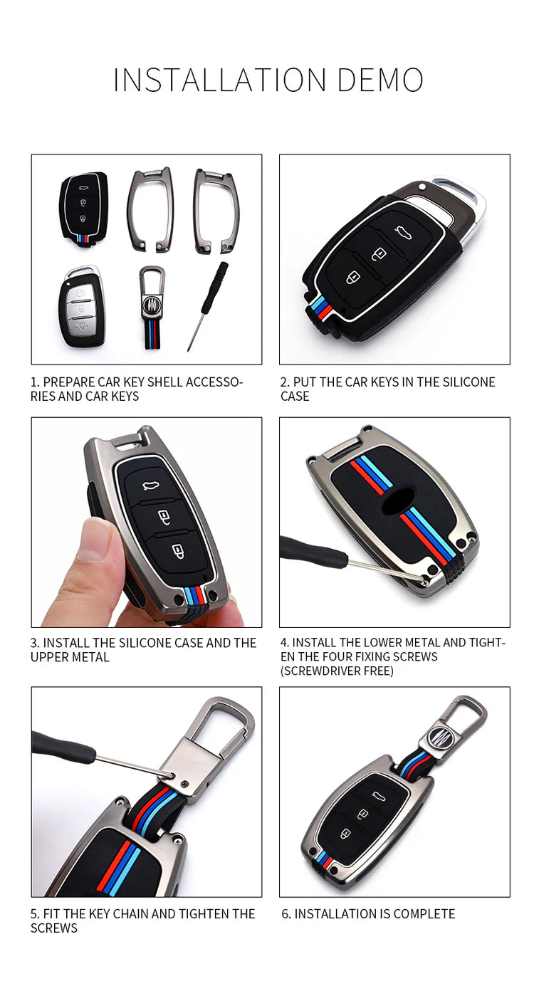 PREMIUM METAL CAR KEY COVER